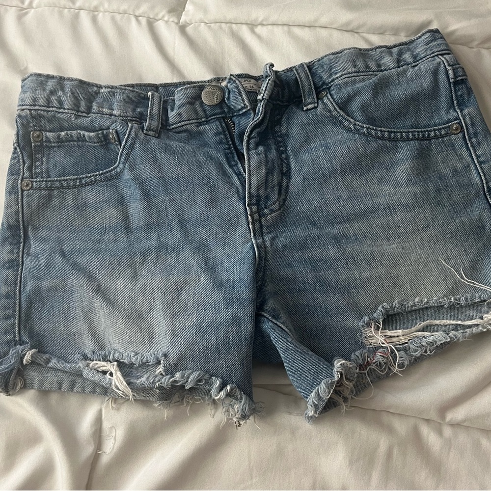 Free People Women Jean Shorts Size 24